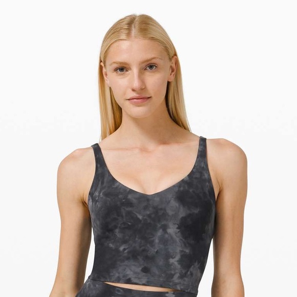 Lululemon Align Tank Tie Dye Graphite Grey (Size 4) - Picture 1 of 5
